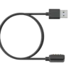 Black magnetic usb cable – charge and update your suunto watch