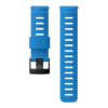 Blue 24mm silicone suunto strap designed for diving