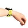 Lime 24mm silicone suunto watch strap for heavy training