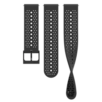 Suunto 22mm athletic 1 silicone strap all black s+m