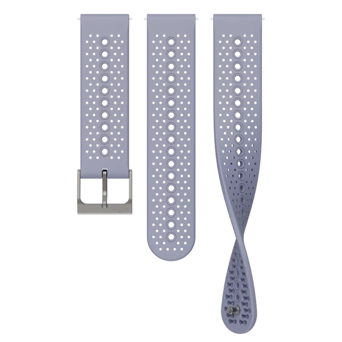 Suunto 22mm athletic 1 silicone strap mist blue s+m