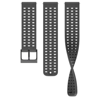 Suunto 22mm athletic 2 silicone strap all black s+m