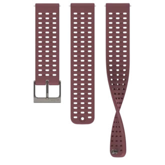 Suunto 22mm athletic 2 silicone strap dark ruby s+m