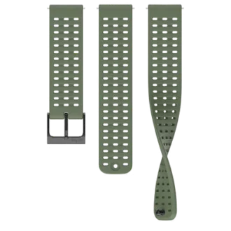 Suunto 22mm athletic 2 silicone strap forest green s+m