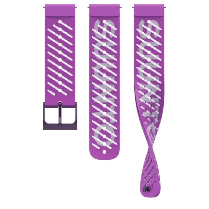 Suunto 22mm athletic 5 silicone strap orchid purple s+m