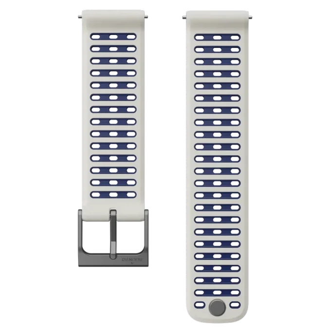 Suunto 22mm athletic 9 silicone strap arctic gray s+m