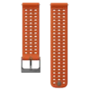 Suunto 22mm athletic 9 silicone strap canyon orange s+m