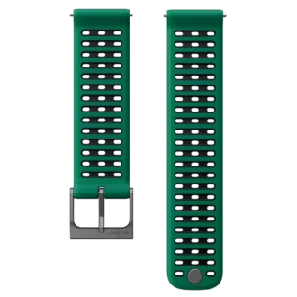 Suunto 22mm athletic 9 silicone strap pine green s+m