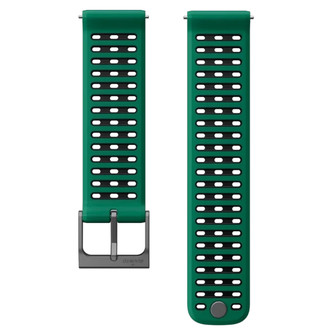 Suunto 22mm athletic 9 silicone strap pine green s+m