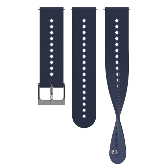 Suunto 22mm urban 4 silicone strap granite blue s+m
