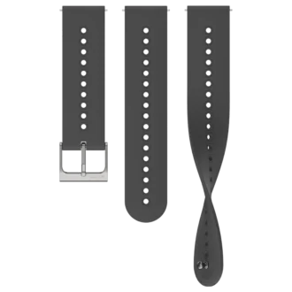 Suunto 22mm urban 4 silicone strap slate gray s+m