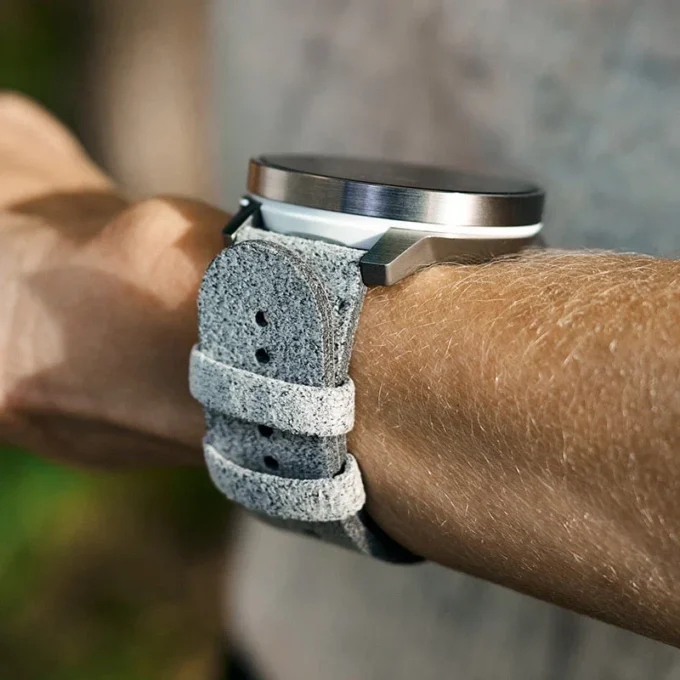 Suunto 22mm urban 5 microfiber strap stone gray m