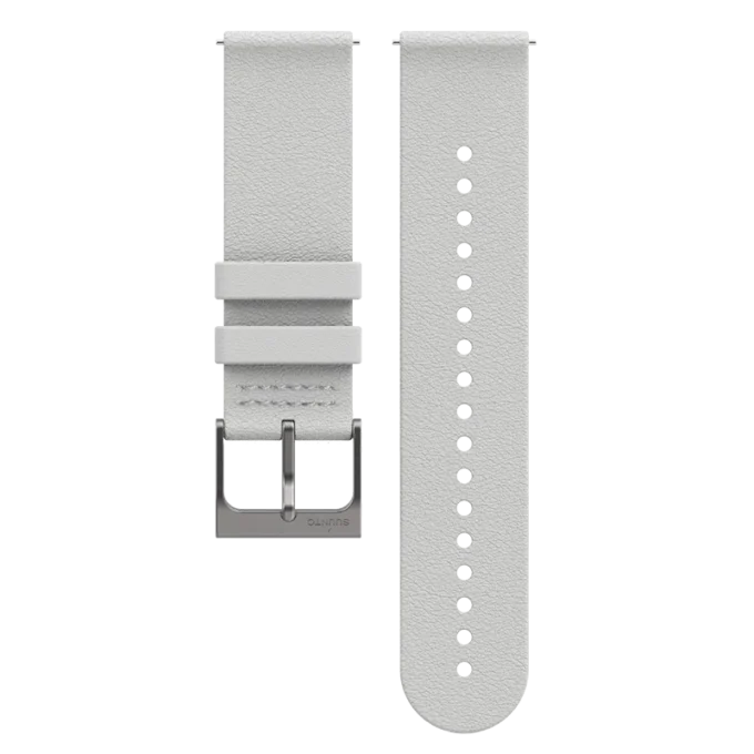 Suunto 22mm urban 6 leather strap birch white m