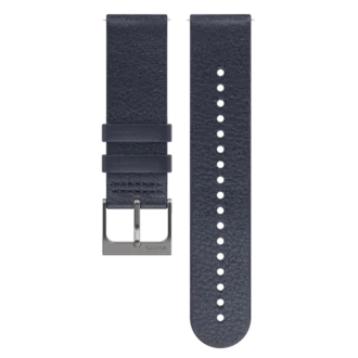 Suunto 22mm urban 6 leather strap granite blue m