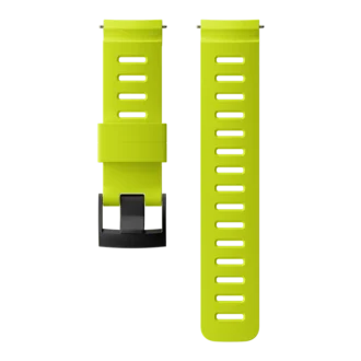 Suunto 24mm dive 1 silicone strap lime black size m