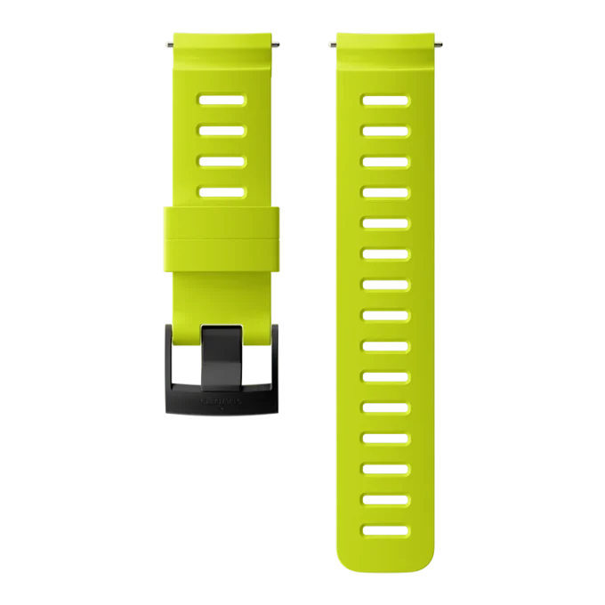 Suunto 24mm dive 1 silicone strap lime black size m