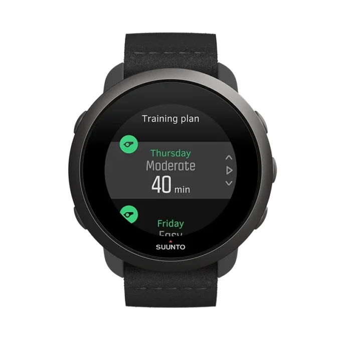 Suunto 3 all black – compact sports watch for health and wellbeing