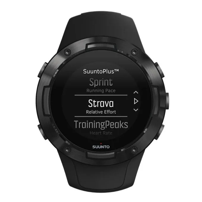 Suunto 5 all black – compact gps sports watch with great battery life