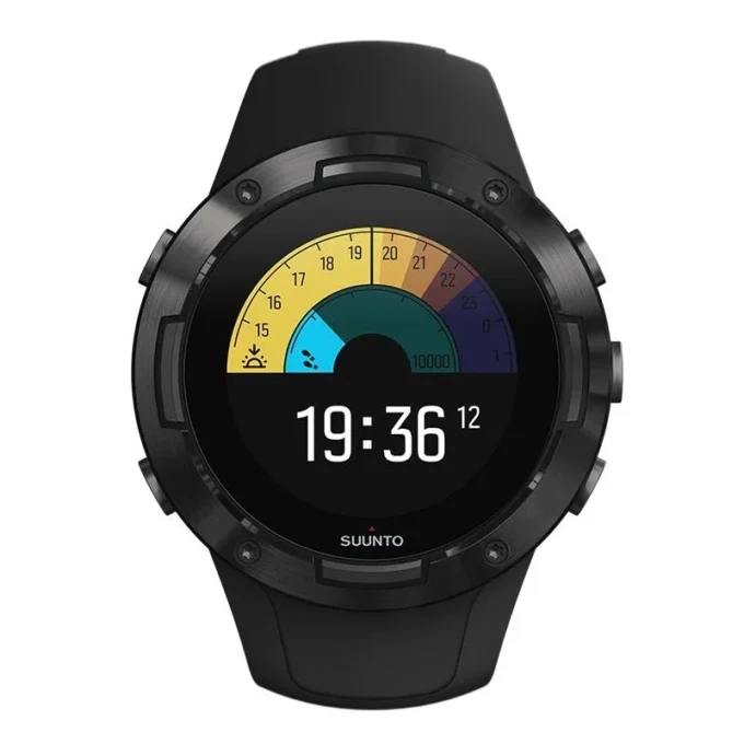 Suunto 5 all black – compact gps sports watch with great battery life