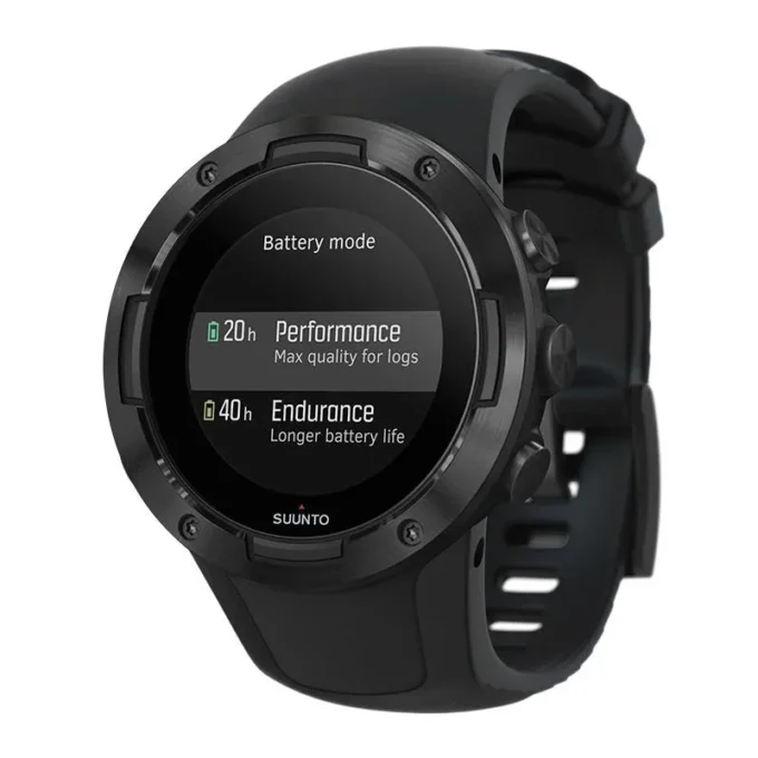 Suunto 5 all black – compact gps sports watch with great battery life