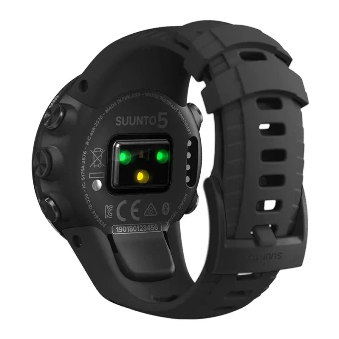 Suunto 5 all black – compact gps sports watch with great battery life
