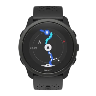 Suunto 5 peak all black sports watch for training