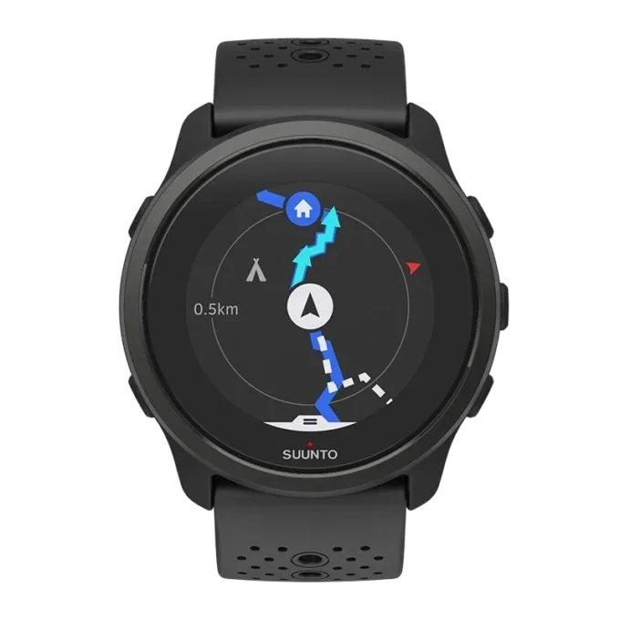 Suunto 5 peak all black sports watch for training
