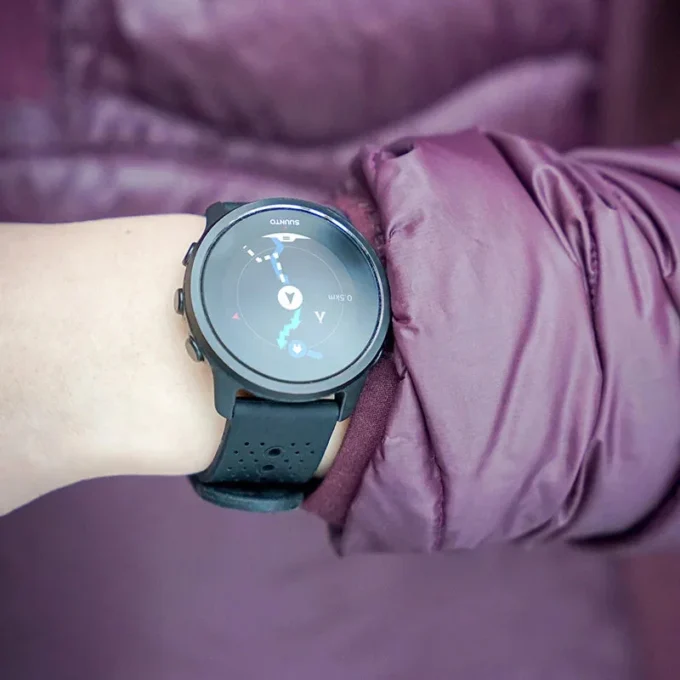 Suunto 5 peak all black sports watch for training