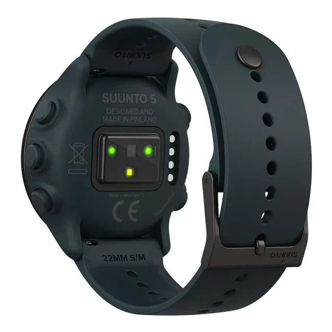 Suunto 5 peak cave green – lightweight multisport watch for training, exploring and wellbeing