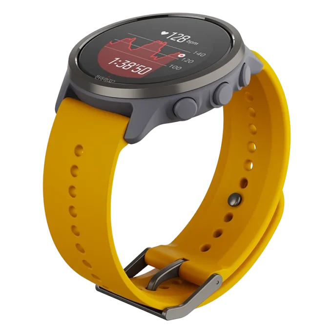 Suunto 5 peak ochre – lightweight multisport watch for training, exploring and wellbeing