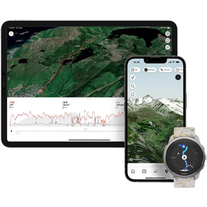 Suunto 5 peak ridge sand multicolor – lightweight multisport watch for training, exploring and wellbeing