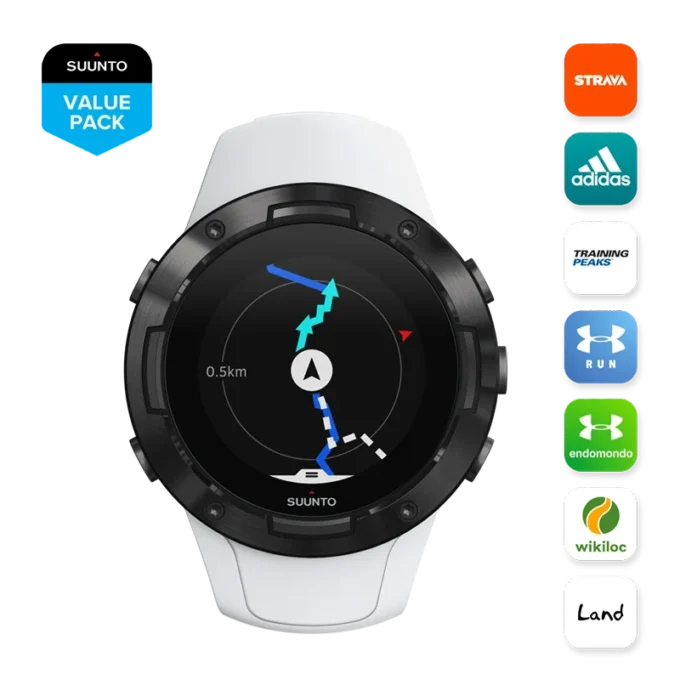 Suunto 5 white black Suunto 5 white black