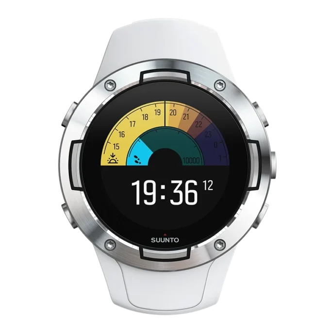 Suunto 5 white – compact gps sports watch with great battery life Suunto 5 white – compact gps sports watch with great battery life