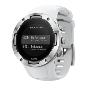 Suunto 5 white – compact gps sports watch with great battery life