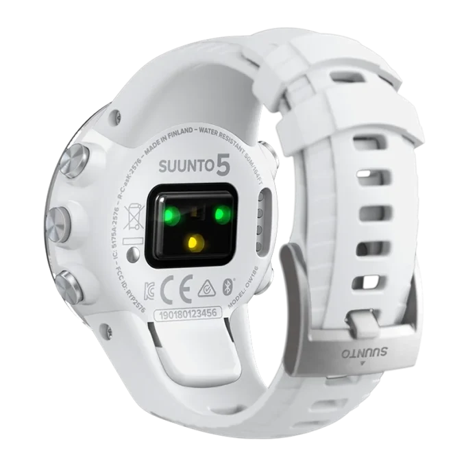 Suunto 5 white – compact gps sports watch with great battery life Suunto 5 white – compact gps sports watch with great battery life