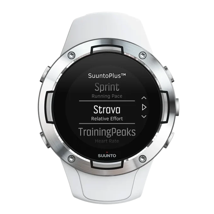 Suunto 5 white – compact gps sports watch with great battery life Suunto 5 white – compact gps sports watch with great battery life