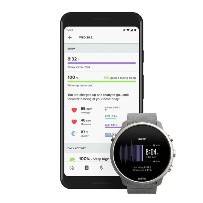 Suunto 7 stone gray titanium – smartwatch with versatile sports experience