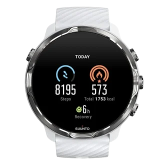 Suunto 7 white burgundy – smartwatch with versatile sports experience