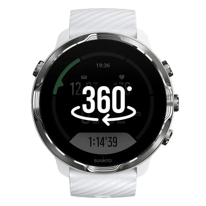 Suunto 7 white burgundy – smartwatch with versatile sports experience