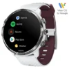 Suunto 7 white burgundy – smartwatch with versatile sports experience