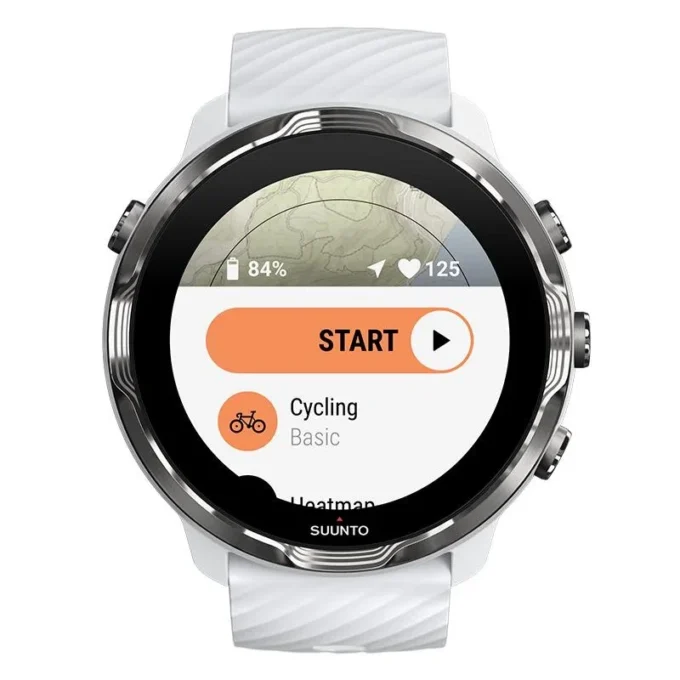 Suunto 7 white burgundy – smartwatch with versatile sports experience