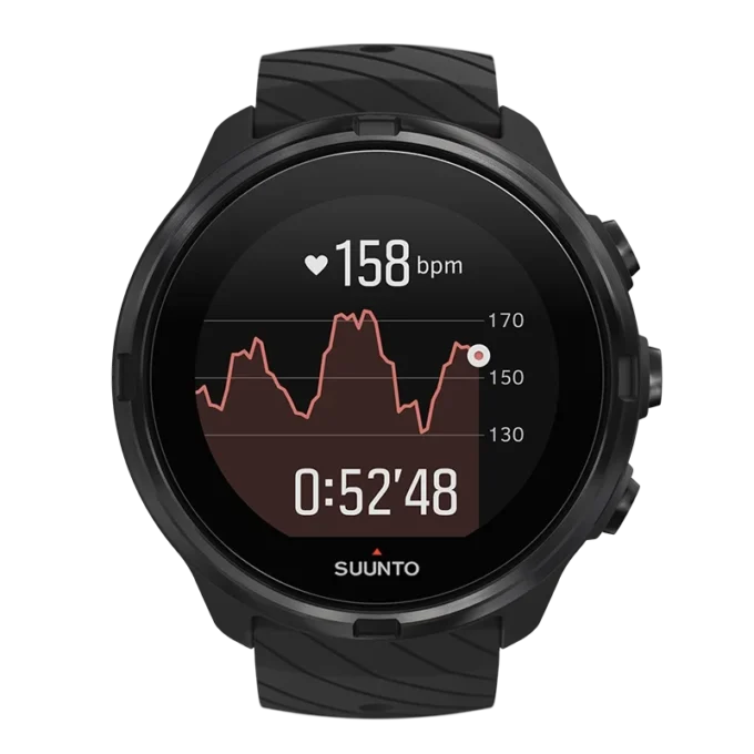 Suunto 9 all black – gps sports watch with a long battery life