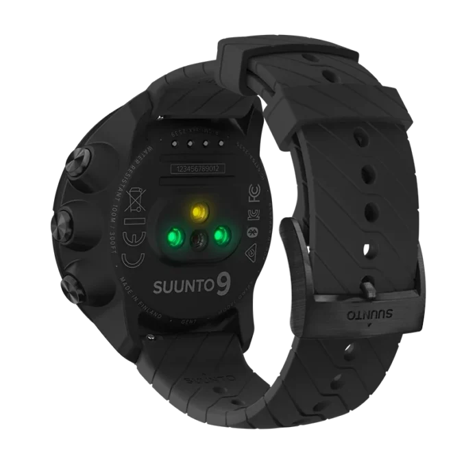 Suunto 9 all black – gps sports watch with a long battery life