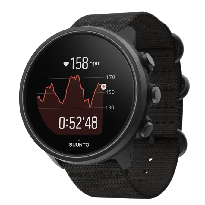 Suunto 9 baro charcoal black titanium durable gps watch