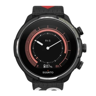 Suunto 9 baro titanium ambassador edition – gps sports watch with a long battery life