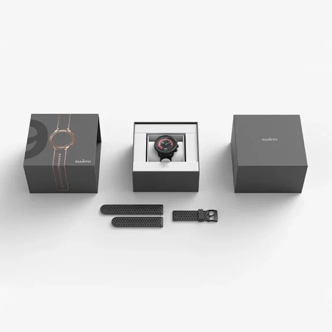 Suunto 9 baro titanium leather