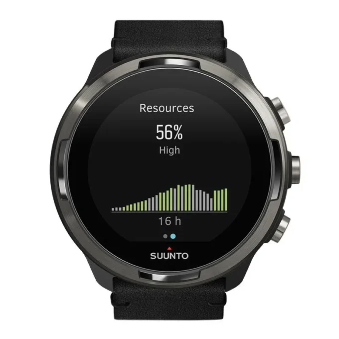 Suunto 9 baro titanium leather