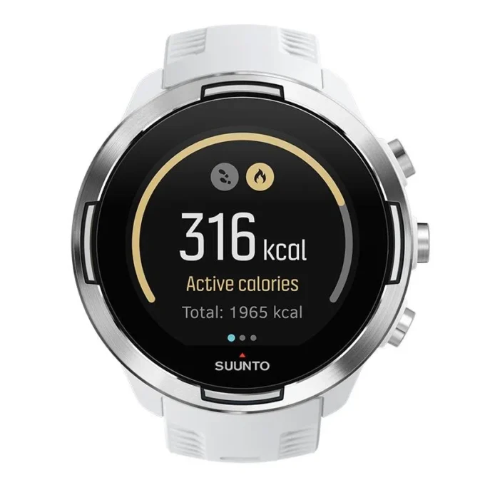 Suunto 9 baro white – gps sports watch with a long battery life