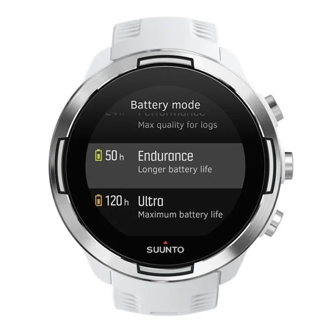 Suunto 9 baro white – gps sports watch with a long battery life