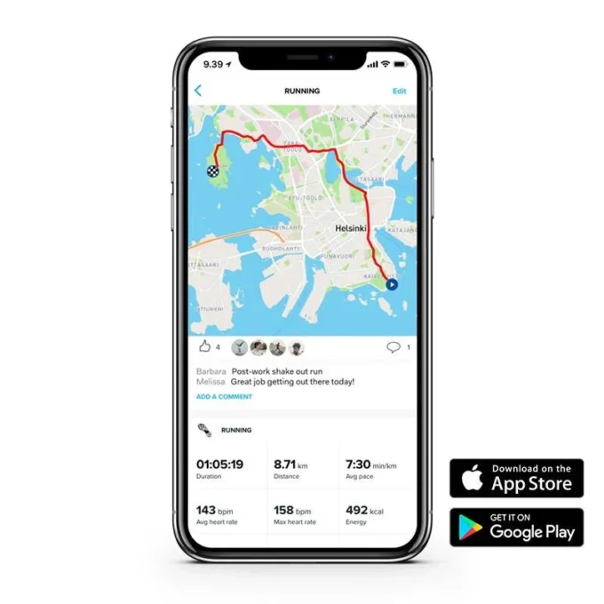 Suunto 9 baro titanium – gps sports watch with a long battery life